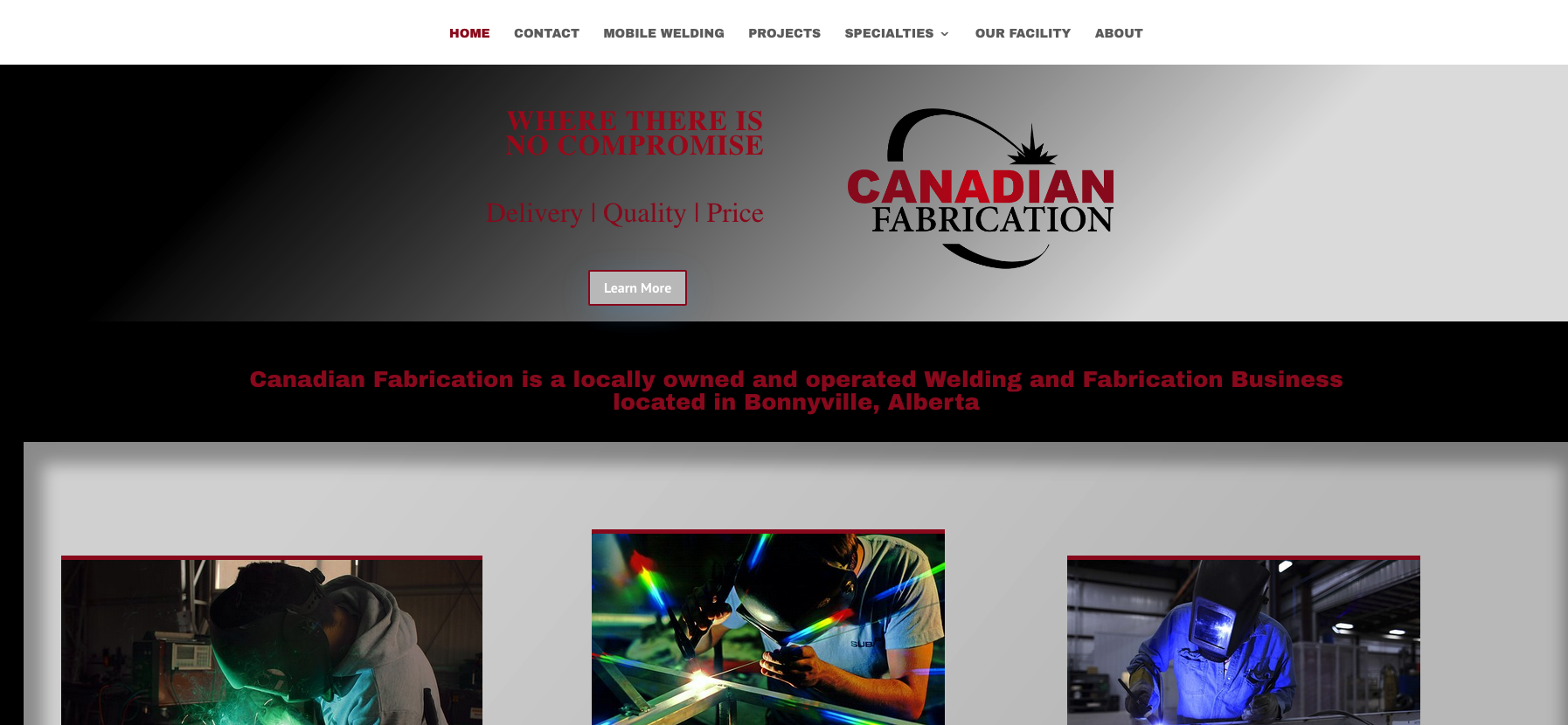 Canadian Fabrication-Home Page